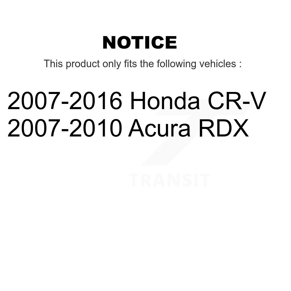 [Front To Frame] Avant de cadre de suspension stabilisant barre Bushing Kit pour Honda CR-V Acura RDX