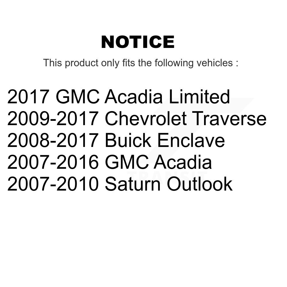 [Avant inférieur Avant] Arme de contrôle de suspension avant inférieure pour GMC Enclave Acadia Buick