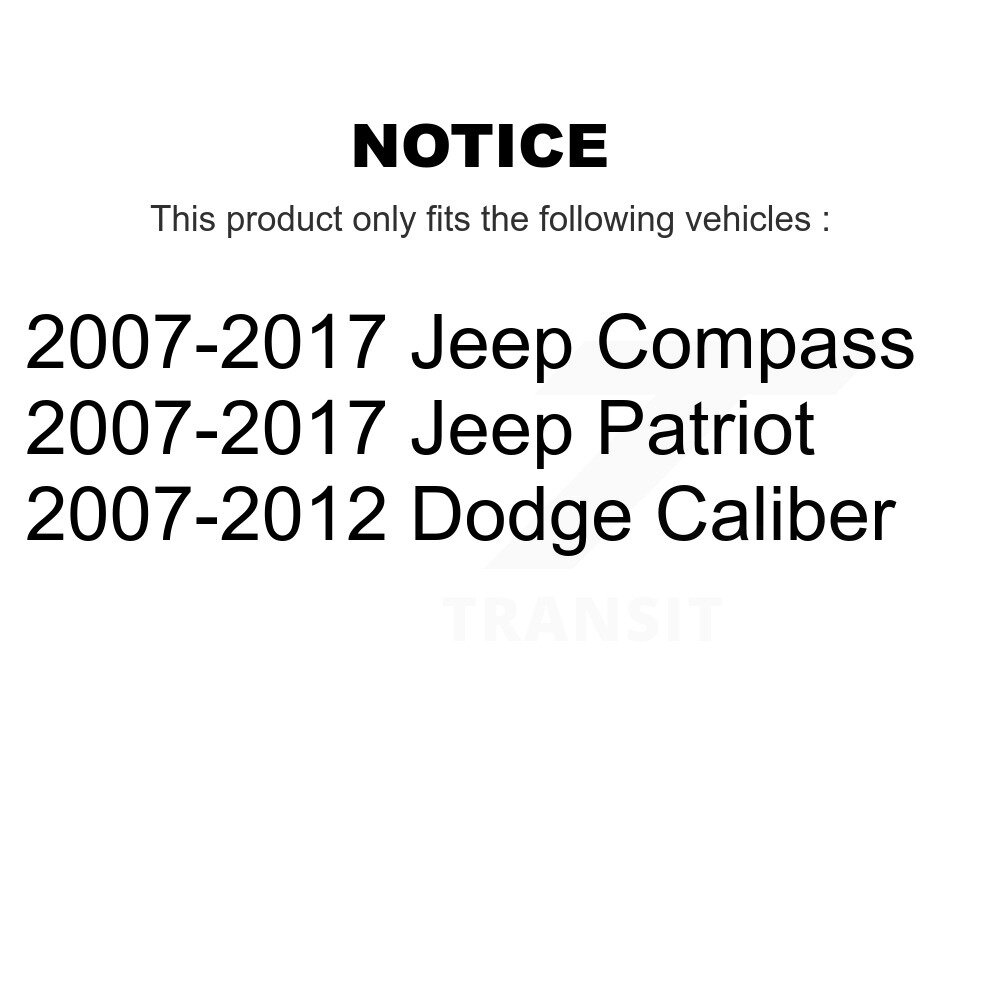 [Arrière] Suspension arrière Bras de poursuite Bushing pour Jeep Patriot Compass Dodge Caliber