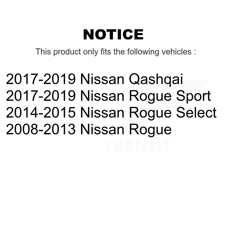 [De l'arrière au cadre] Barre de stabilisation de la suspension arrière au cadre Kit pour Nissan Rogue Qashqai