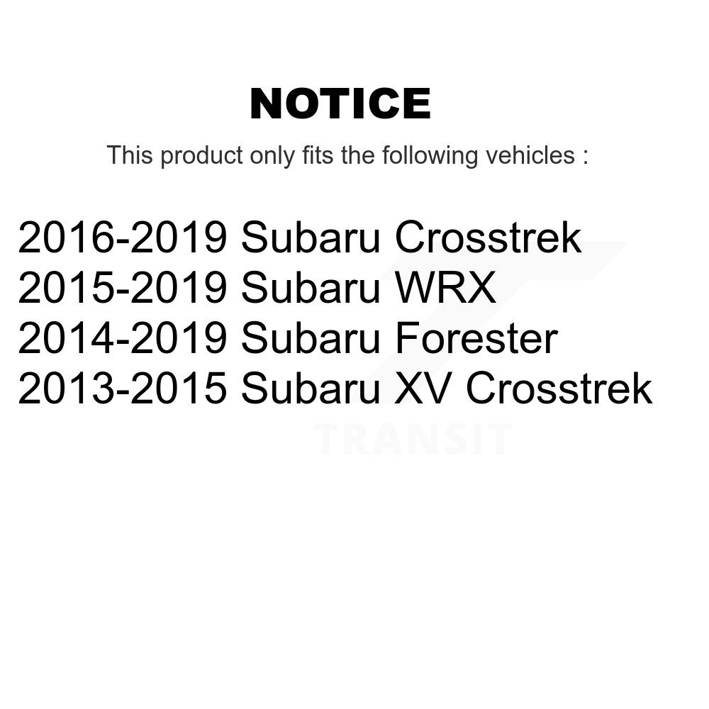 [Front To Frame] Barre de stabilisant de suspension avant à cadre pour Subaru Forester Crosstrek