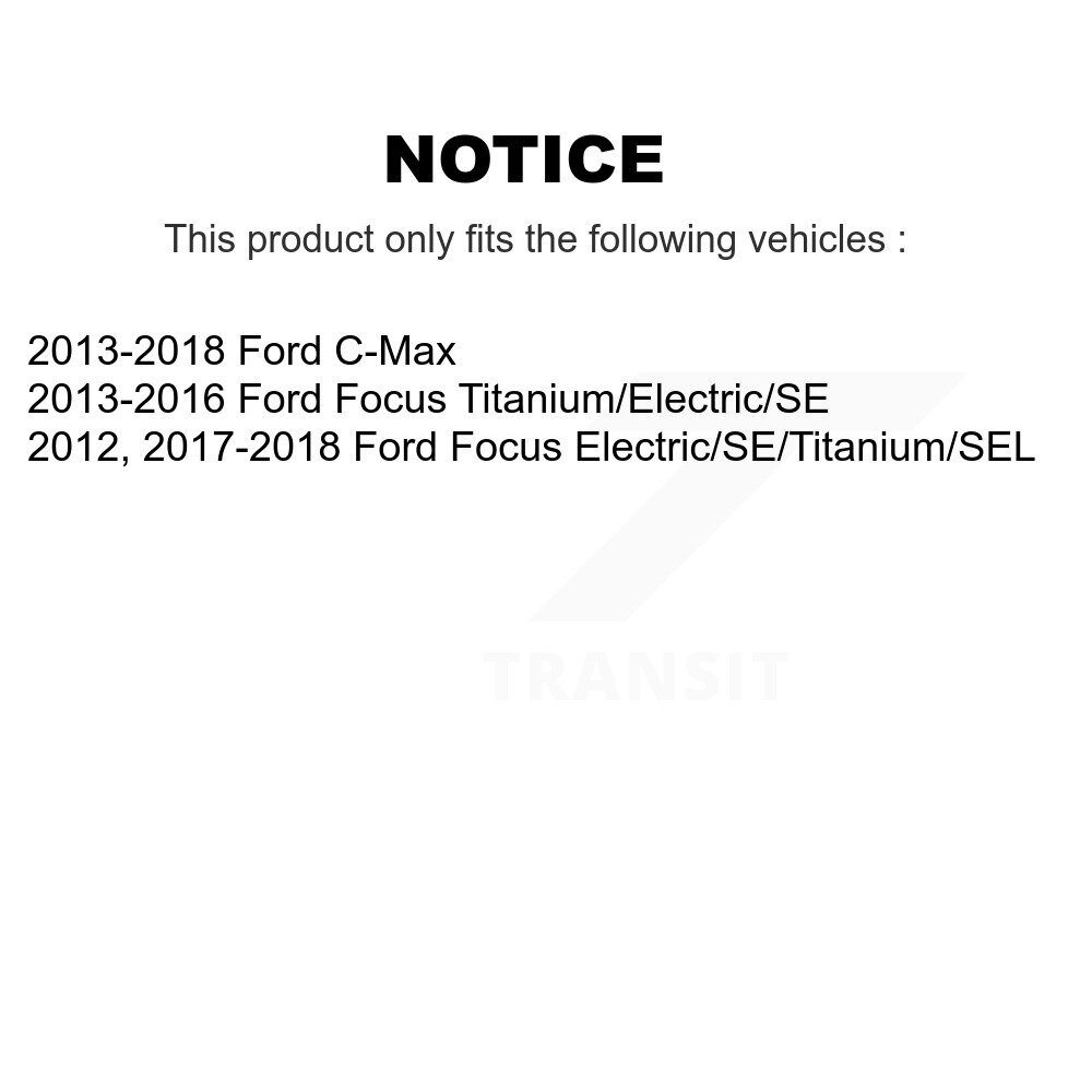 [Avant droite inférieure arrière] Avant droite vers l'arrière contrôle de suspension bras Bushing pour Ford Focus C-Max