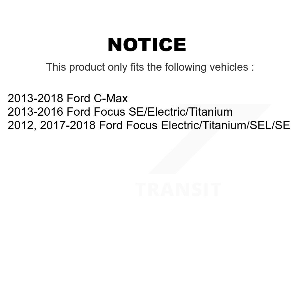 [Avant gauche inférieur arrière] Avant gauche vers l'arrière contrôle de suspension bras Bushing pour Ford Focus C-Max