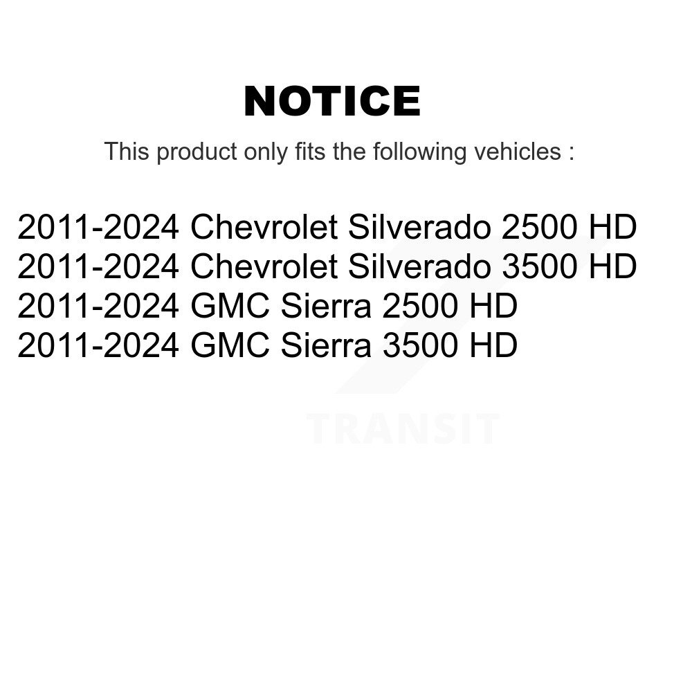 [Front] Arme de direction avant Idler pour GMC Chevrolet Sierra 2500 HD Silverado 3500