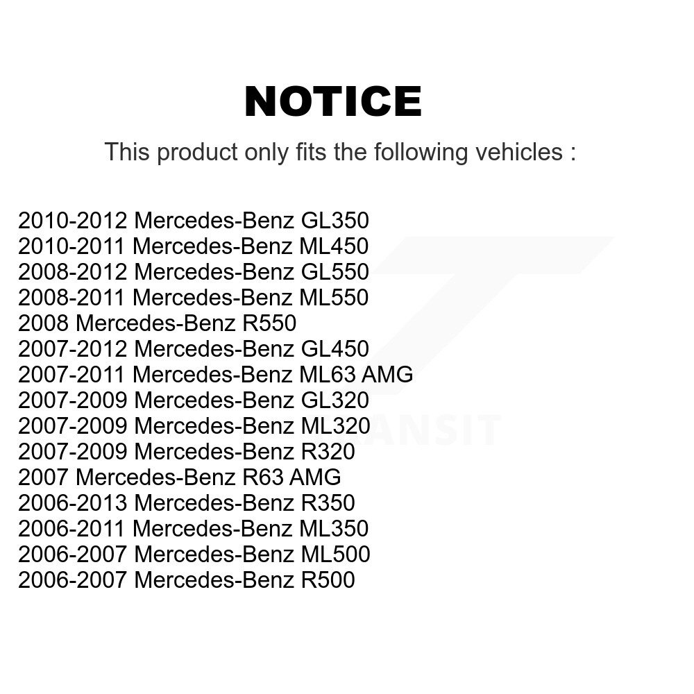 [Avant inférieur] Joint à billes de suspension inférieur avant pour Mercedes-Benz ML350 ML320 GL350 R350 GL320