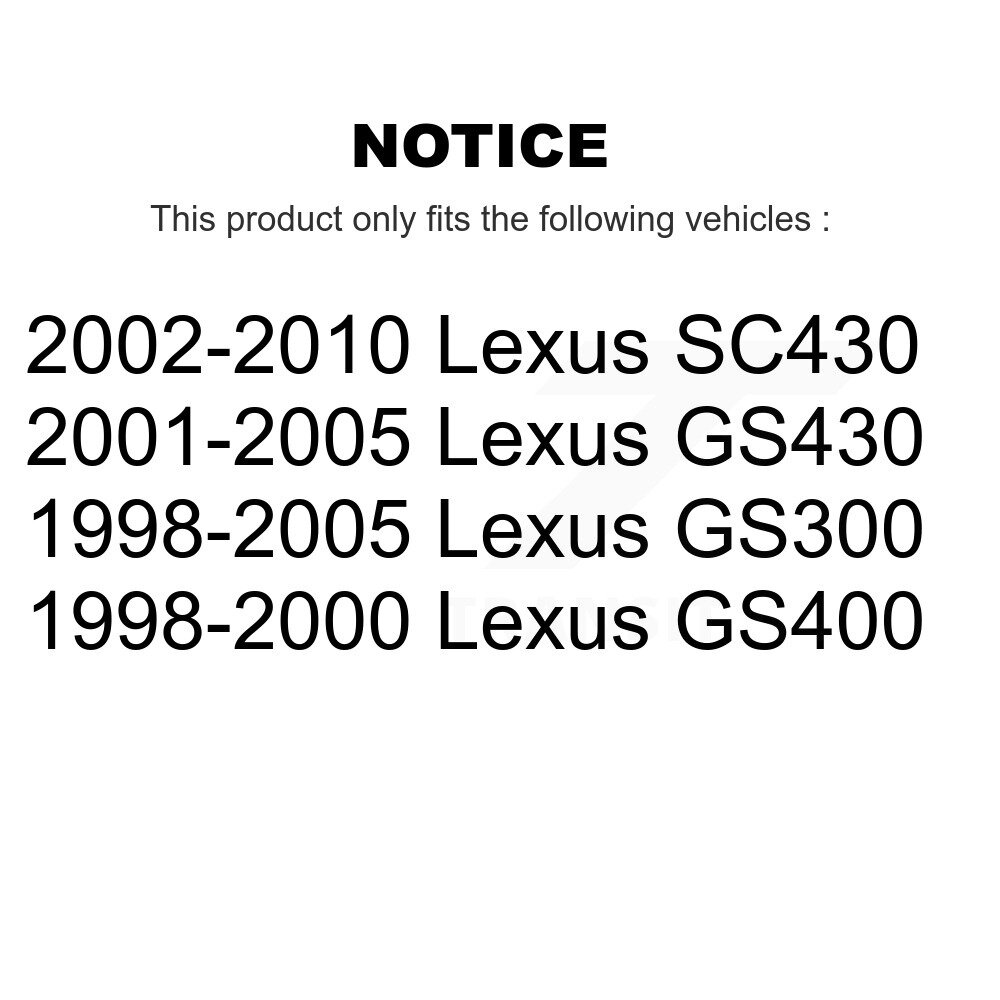 [Avant gauche inférieur] Joint à rotule de suspension inférieur avant gauche pour Lexus SC430 GS300 GS400 GS430