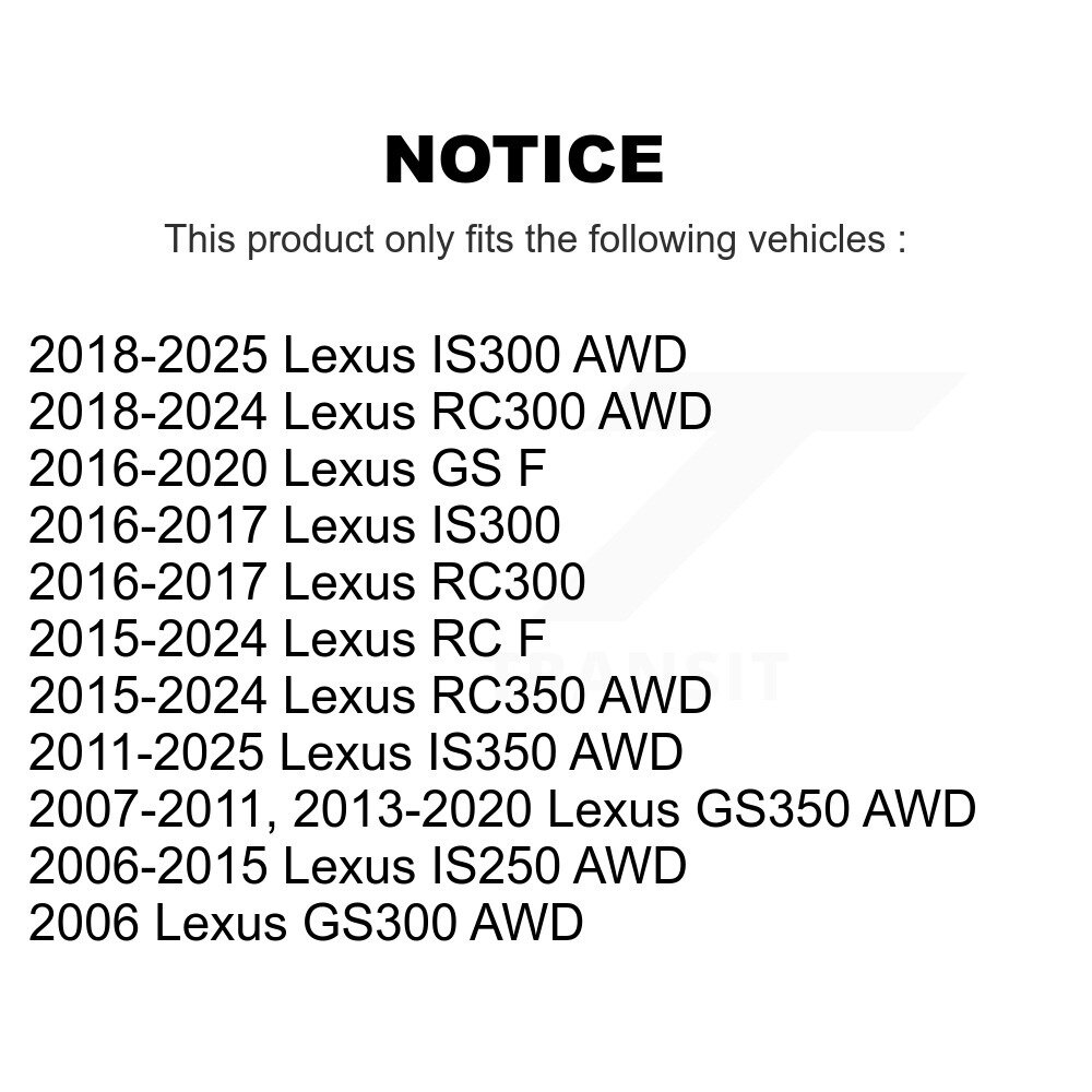 [Avant inférieur] Joint à billes de suspension inférieur avant pour Lexus IS250 IS300 IS350 GS350 RC350 RC300