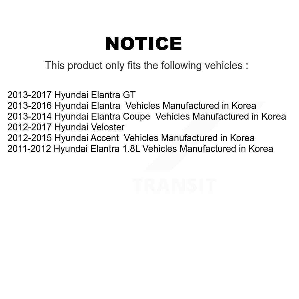 [Avant inférieur] Joint à rotule avant inférieur pour Hyundai Elantra Accent GT Veloster Coupe
