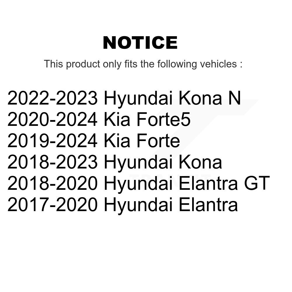 [Avant gauche inférieur] Suspension avant gauche inférieure Joint à rotule Pour Hyundai Elantra Kona Kia Forte Forte5
