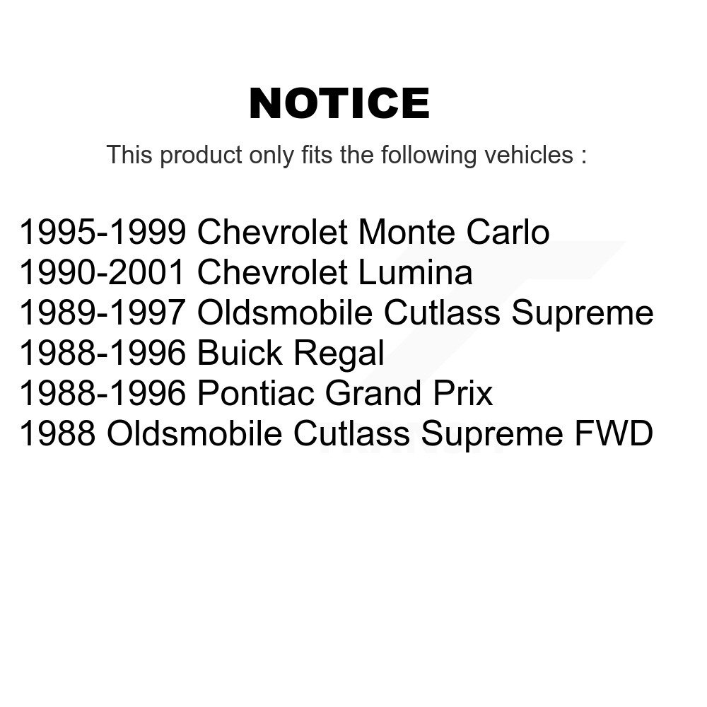 [Avant inférieur] Joint à billes de suspension inférieure avant pour Chevrolet Lumina Oldsmobile Cutlass Buick