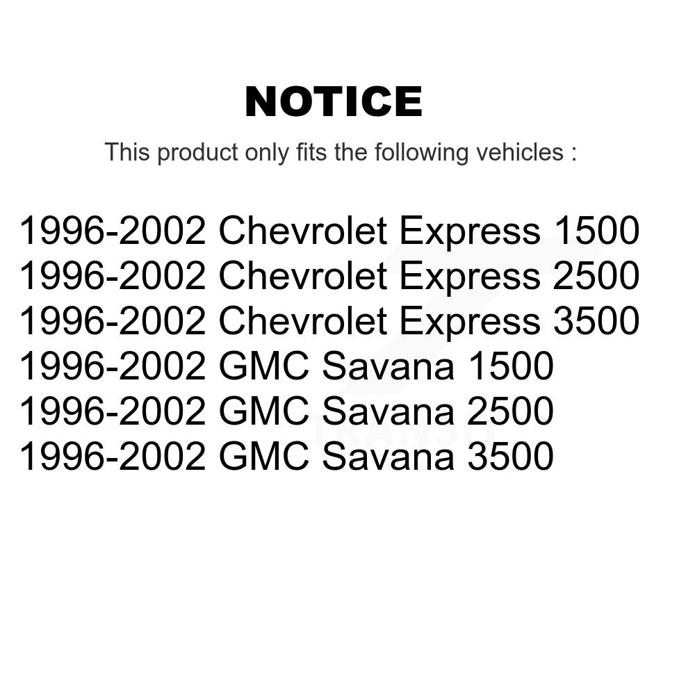 [Front] Arme de direction avant Pitman pour Chevrolet GMC Express 3500 Savana 2500 1500