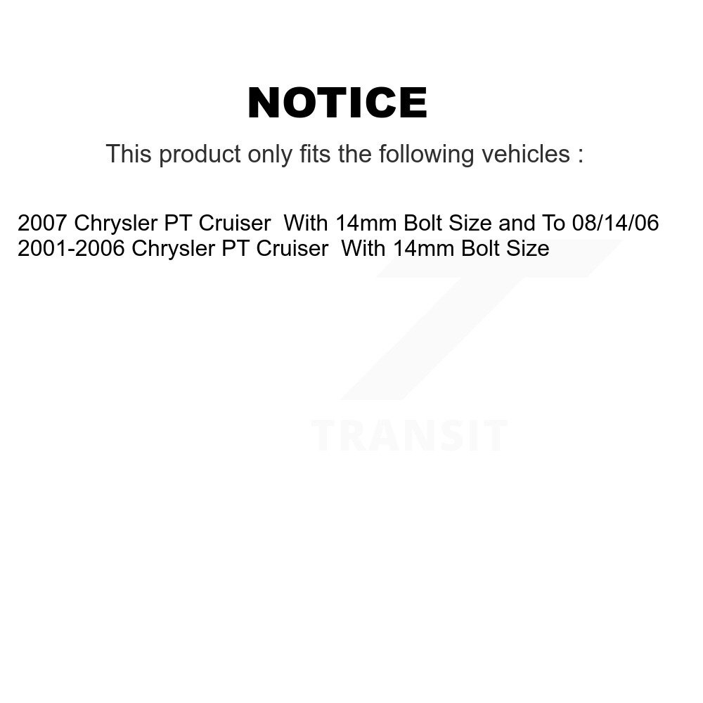 [Arrière] Lien vers l'arrière Watts pour Chrysler PT Cruiser TOR-K700517