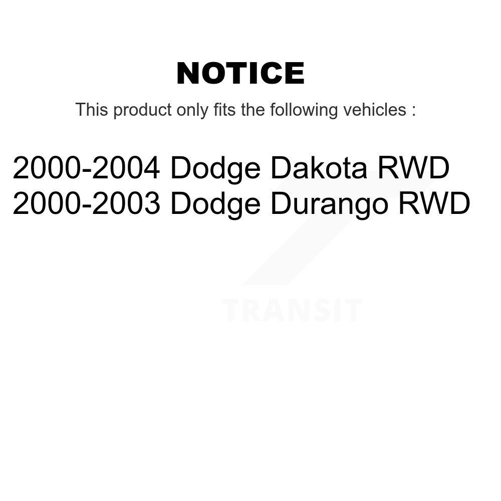 [Avant inférieur] Joint à rotule à suspension inférieure avant pour Dodge Dakota Durango RWD TOR-K7393