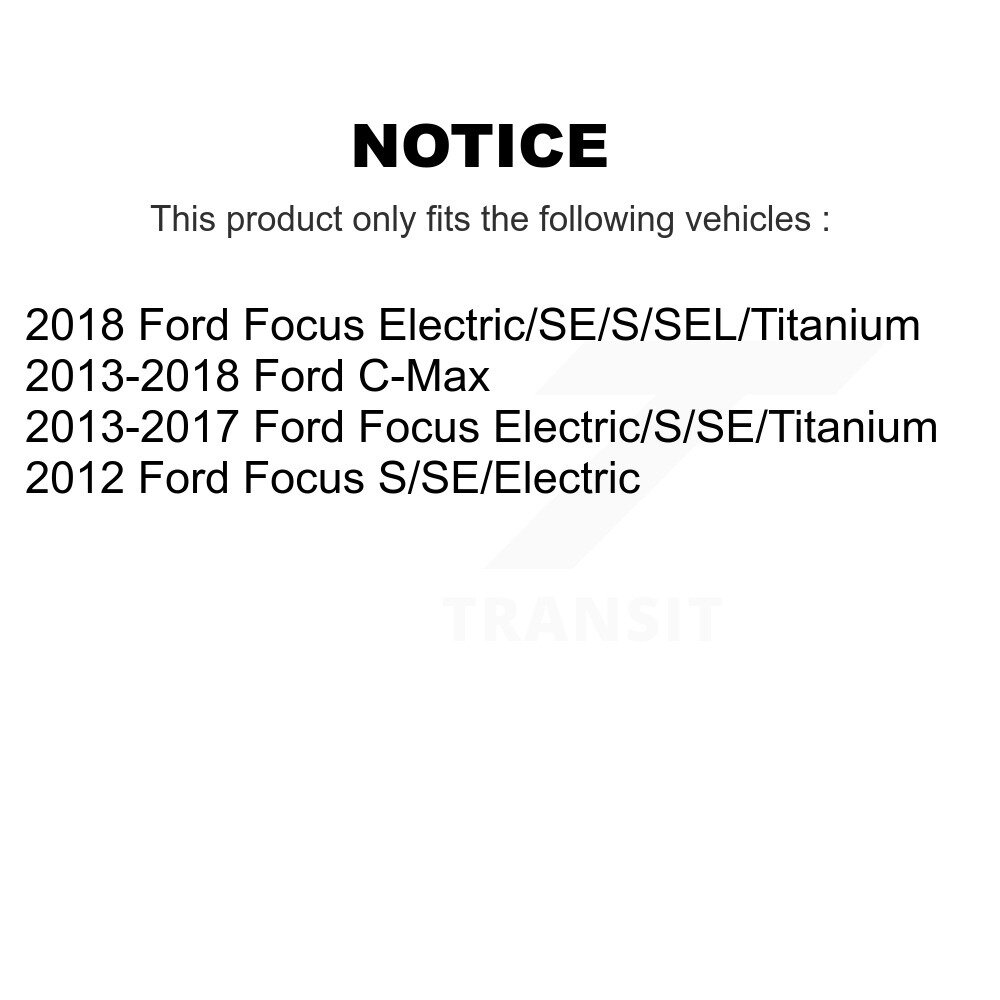 [Arrière] Lien de barre de stabilisation de suspension arrière Kit pour Ford Focus C-Max TOR-K750465