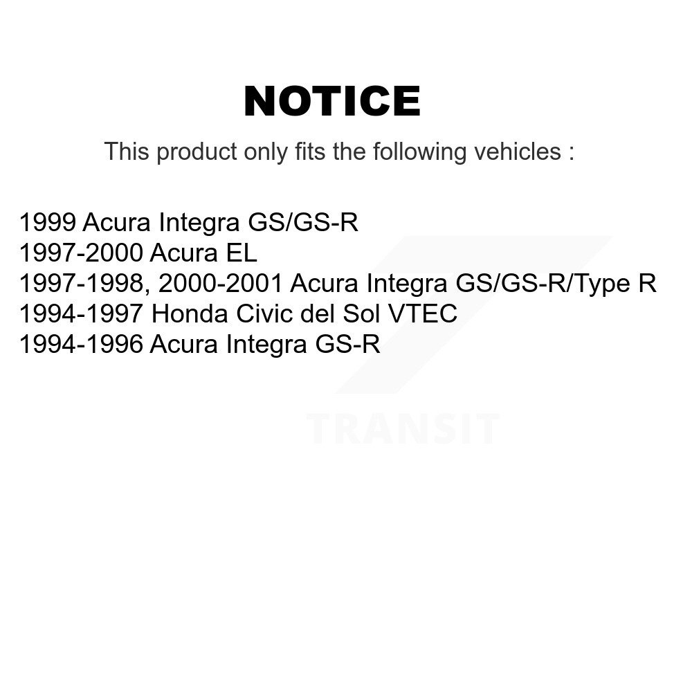 [Front] Stabilisateur de suspension avant Lien de barre Kit pour Acura Integra EL Honda Civique del