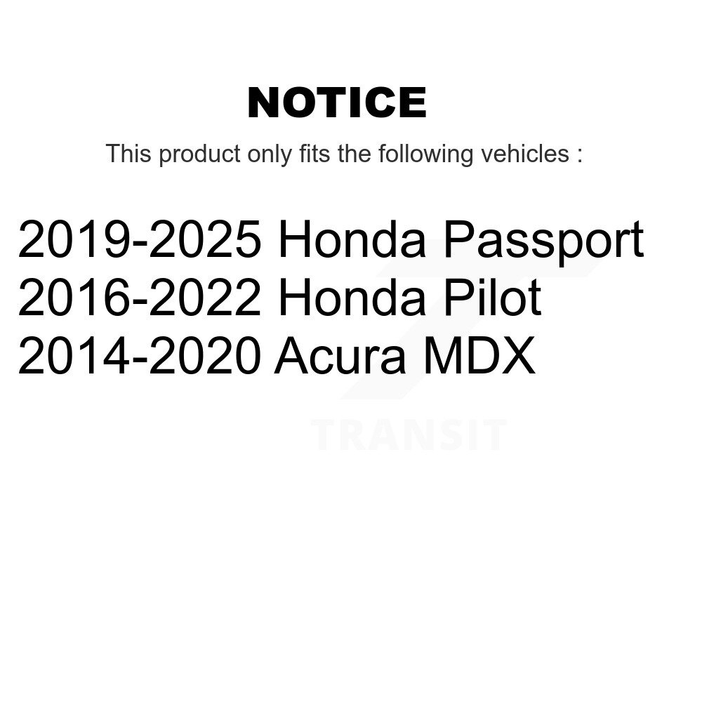 [Arrière droite] Stabilisateur de suspension arrière droit Lien de barre Kit pour Honda Pilot Acura MDX Passeport