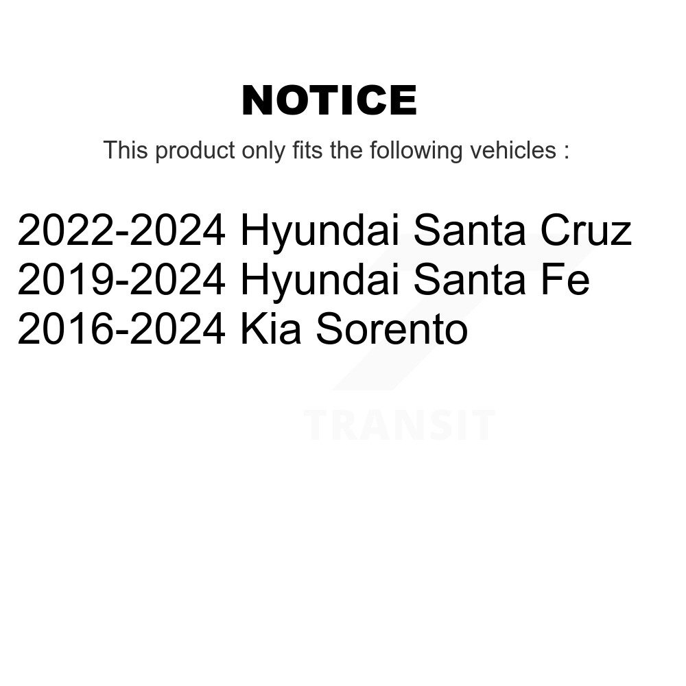 [Arrière] Stabilisateur de suspension arrière Lien de barre Kit pour Kia Sorento Hyundai Santa Fe Cruz