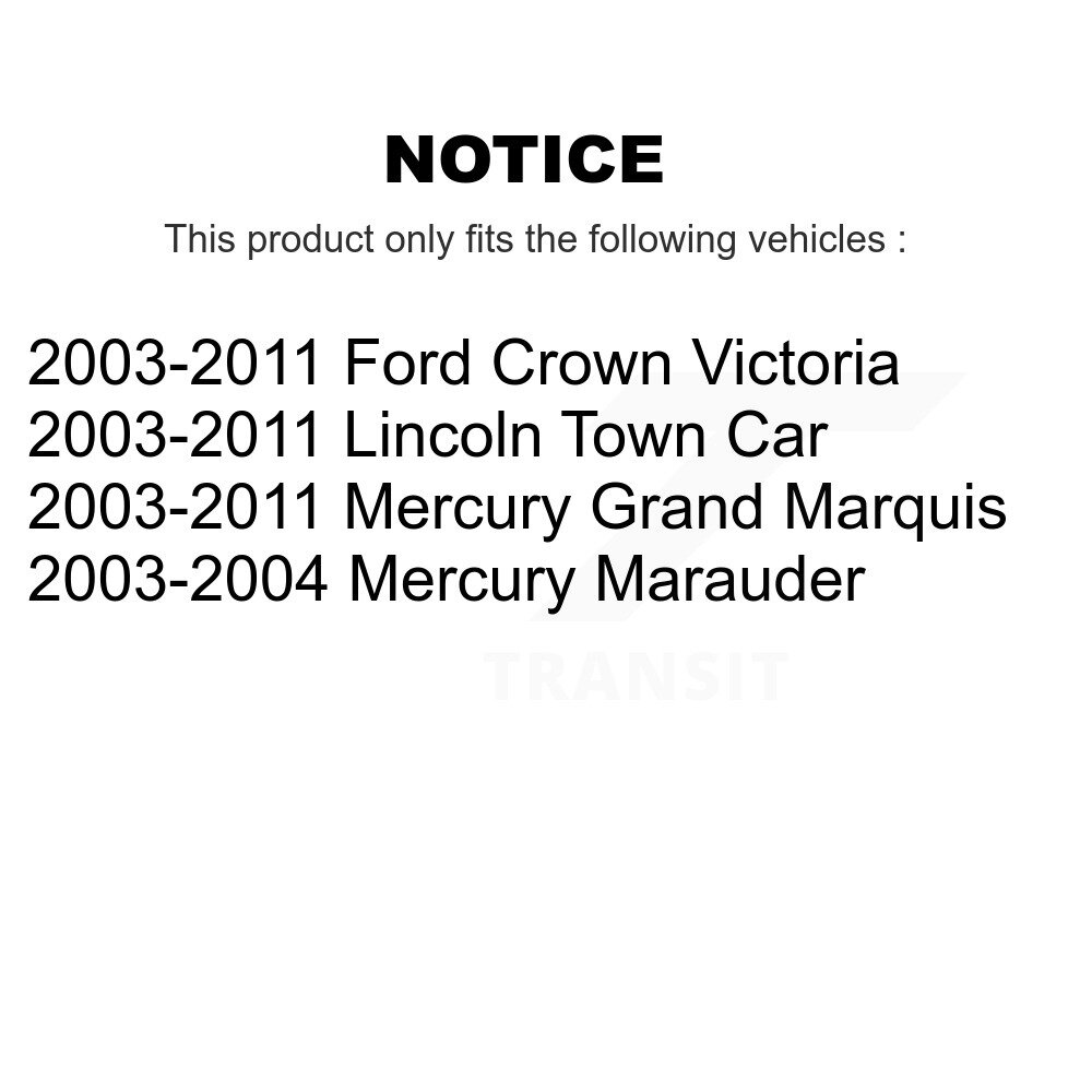 [Front] Stabilisateur de suspension avant Lien de barre Kit pour Ford Crown Victoria Ville de Lincoln