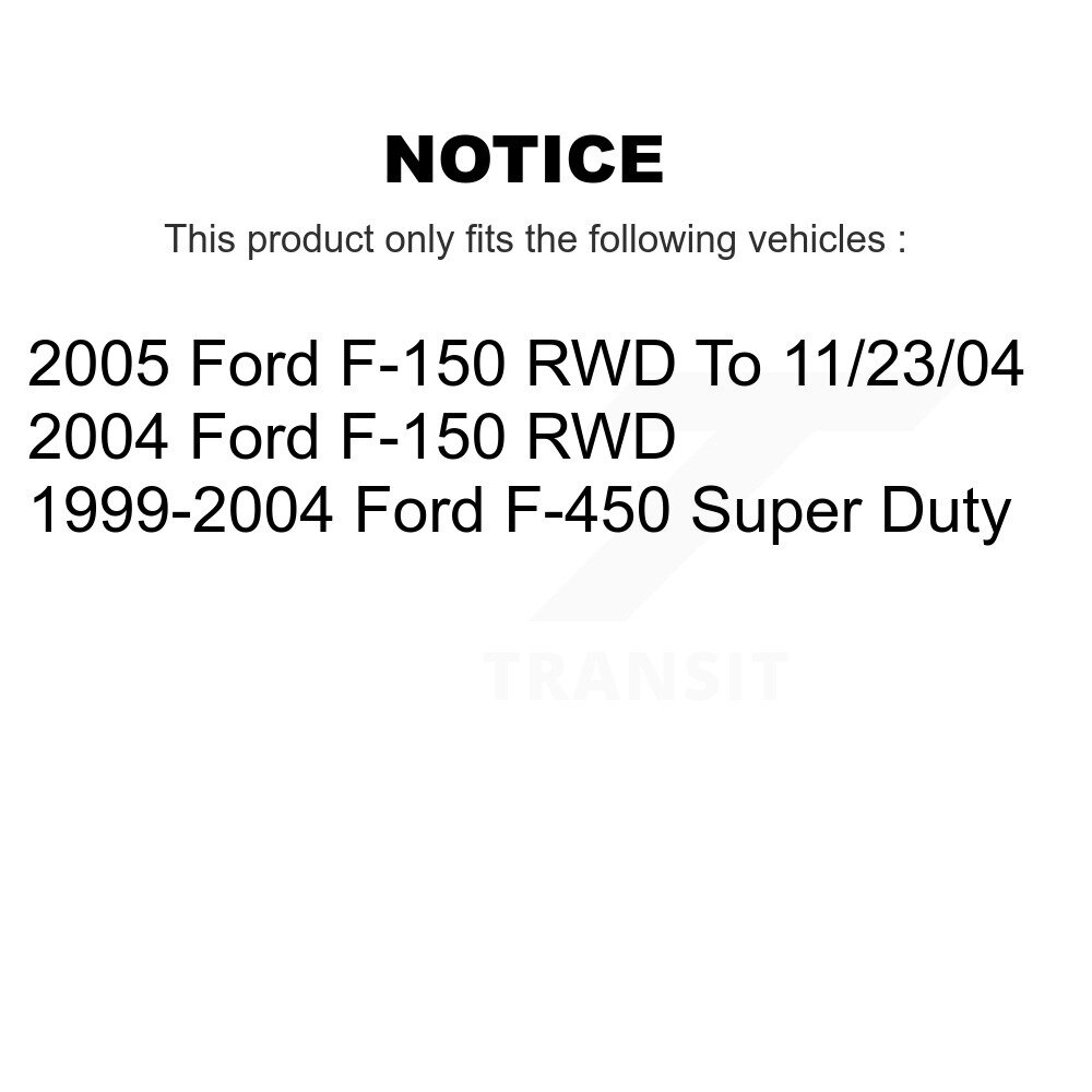 [Front] Stabilisateur de suspension Kit de liaison de barre pour Ford F-150 F-450 Super Duty TOR-K80278