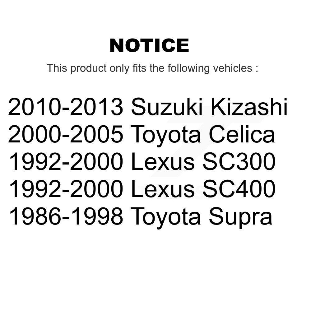 [Front] Stabilisateur de suspension Lien de barre Kit pour Toyota Celica Suzuki Kizashi Supra Lexus