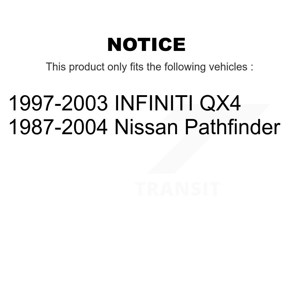 [Arrière] Lien de barre de stabilisation de suspension arrière Kit pour Nissan Pathfinder INFINITI QX4
