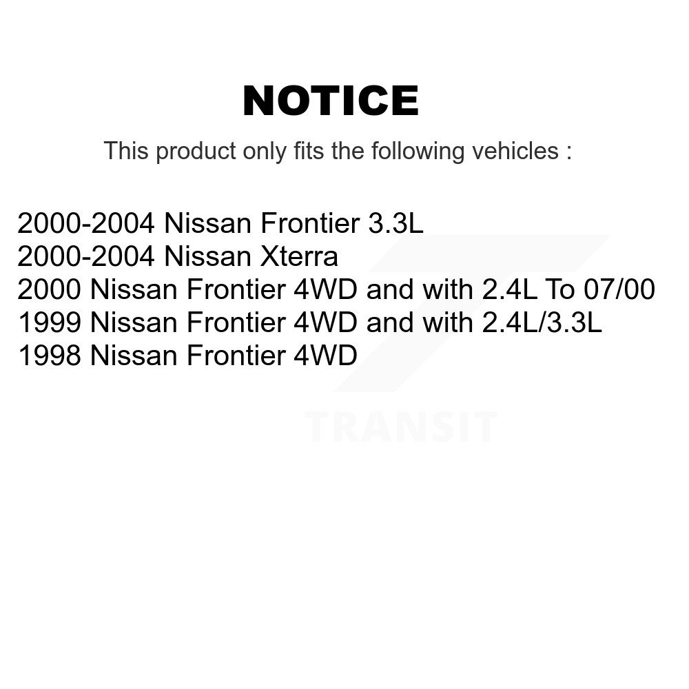 [Avant inférieur] Joint à billes de suspension inférieure avant pour Nissan Xterra Frontier TOR-K80591