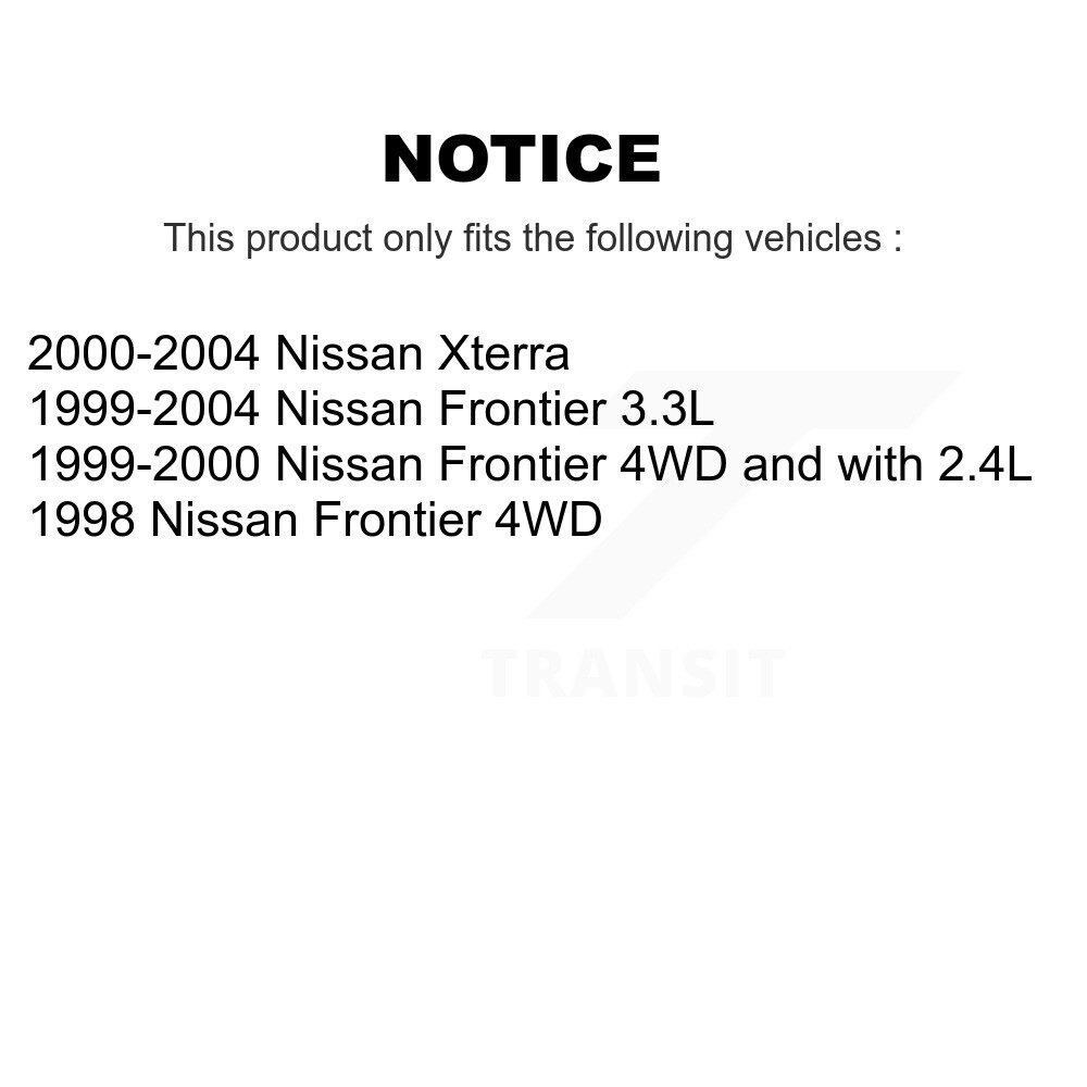 [Front] Arme de direction avant pour Nissan Xterra Frontier TOR-K80592