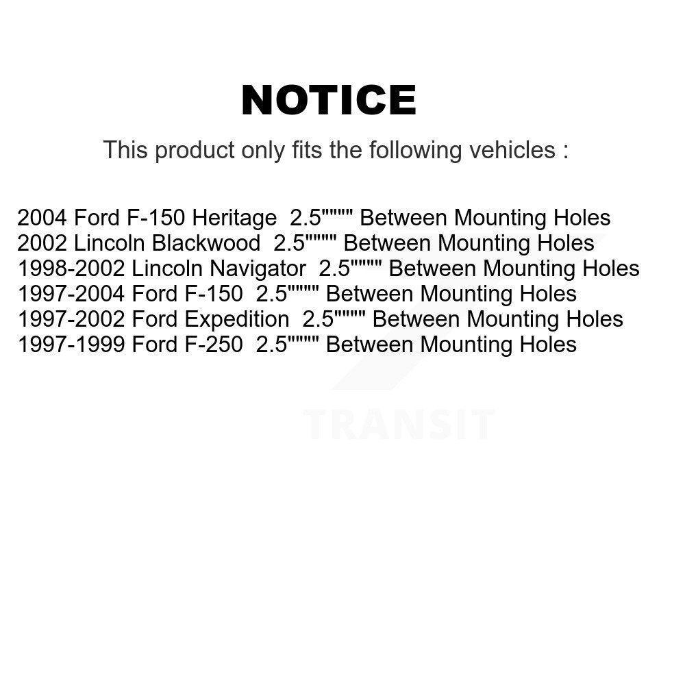 [Front] Arme de braquage avant pour Ford F-150 Expédition F-250 Heritage Lincoln