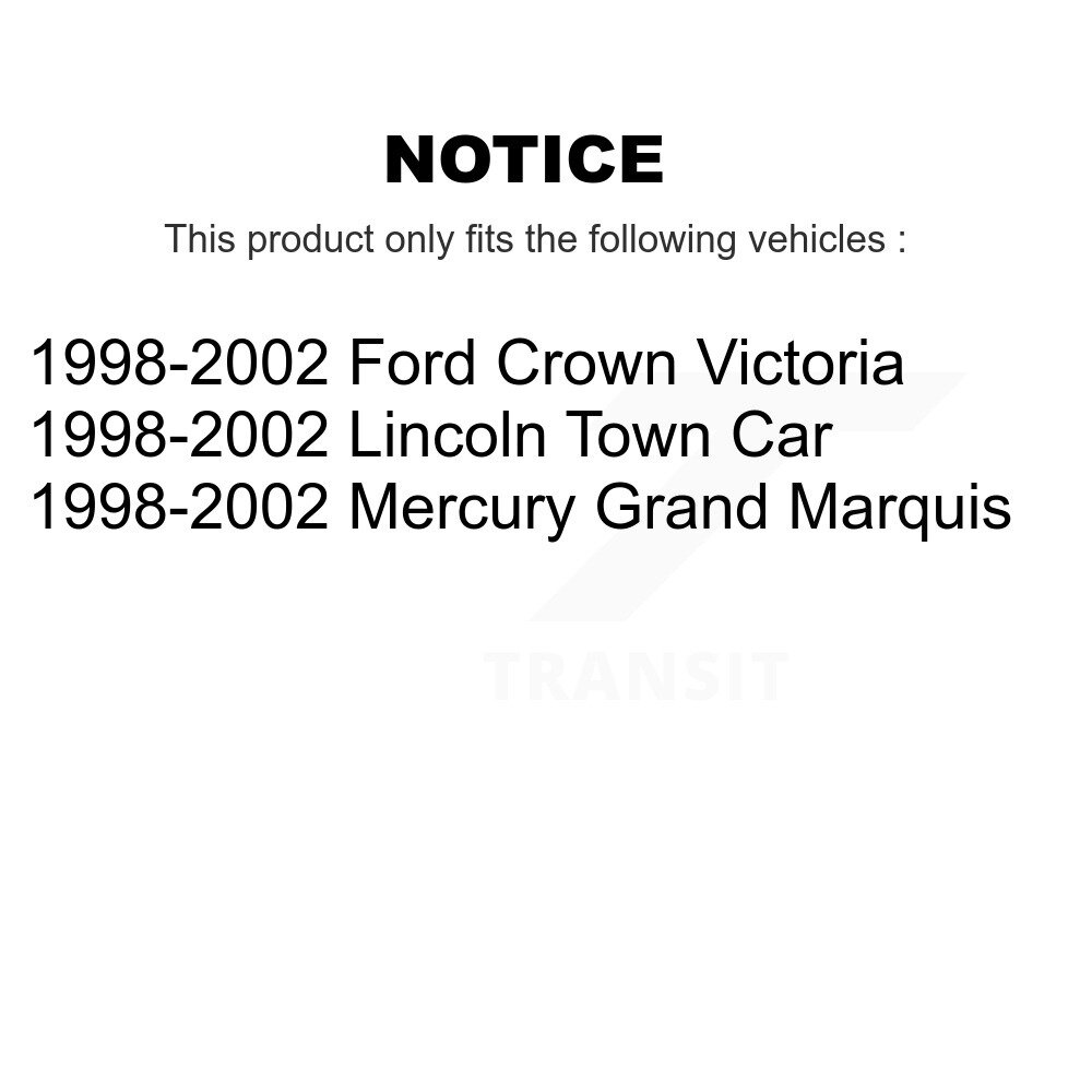 [Front] Stabilisateur de suspension avant Lien de barre Kit pour Mercure Grand Marquis Lincoln Town
