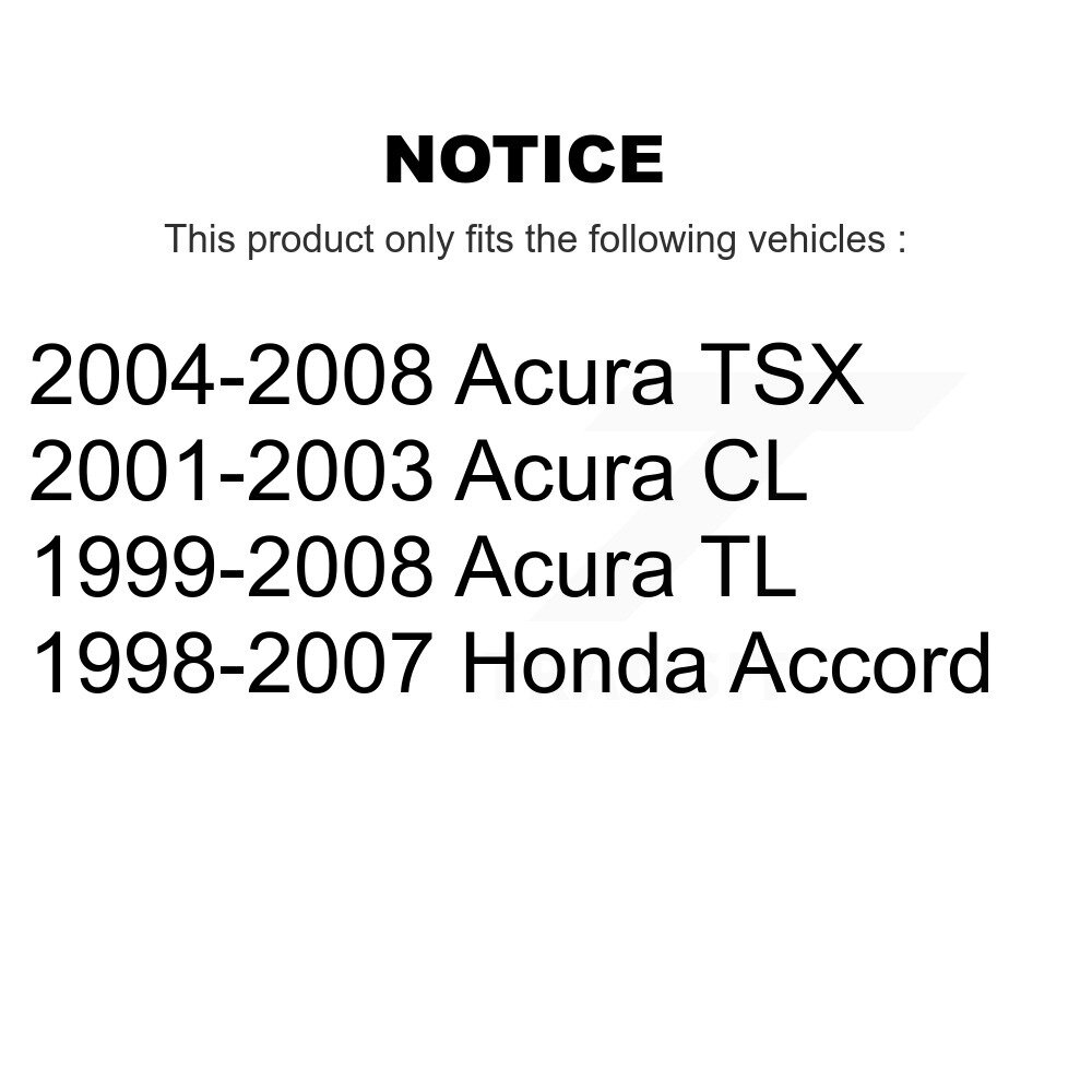 [Arrière droite] Stabilisateur de suspension arrière droit Lien de barre Kit pour Honda Accord Acura TL TSX CL