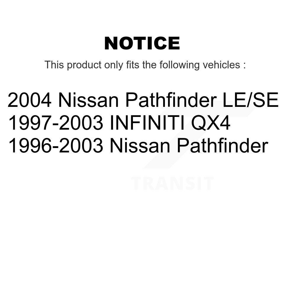 [Avant inférieur] Joint à billes de suspension inférieur avant pour Pathfinder Nissan INFINITI QX4 TOR-K90662