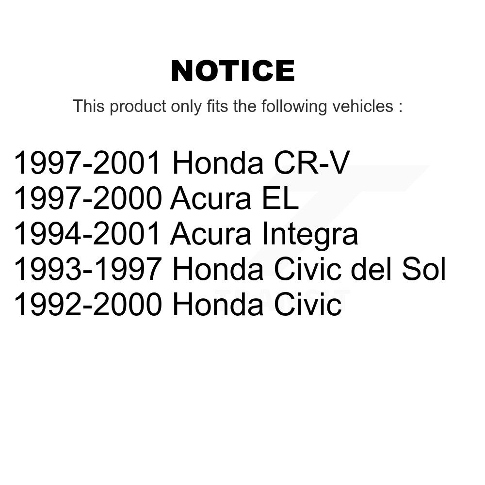 [Avant inférieur] Joint à rotule avant inférieur pour Honda Civic CR-V Acura Integra EL del Sol