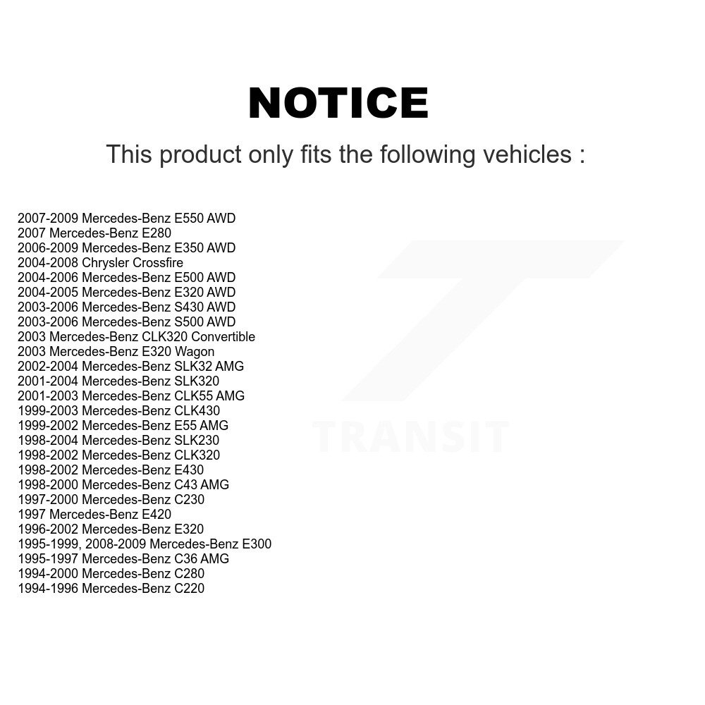[Avant inférieur] Joint à billes de suspension inférieur avant pour Mercedes-Benz E320 Chrysler Crossfire E350