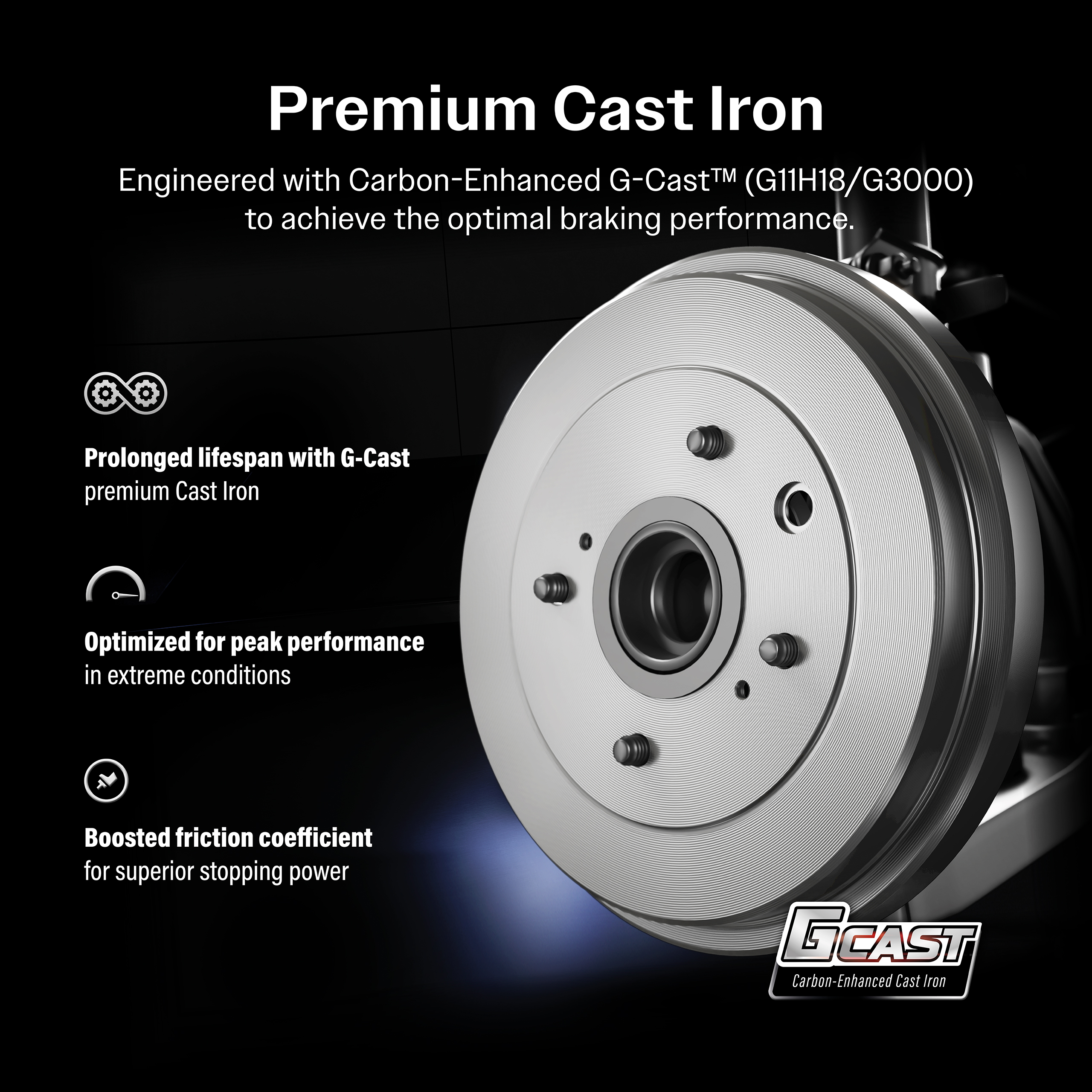 [Arrière] Drum de frein enrobé arrière pour Jeep Patriot Compass Dodge Calibre Chrysler Sebring