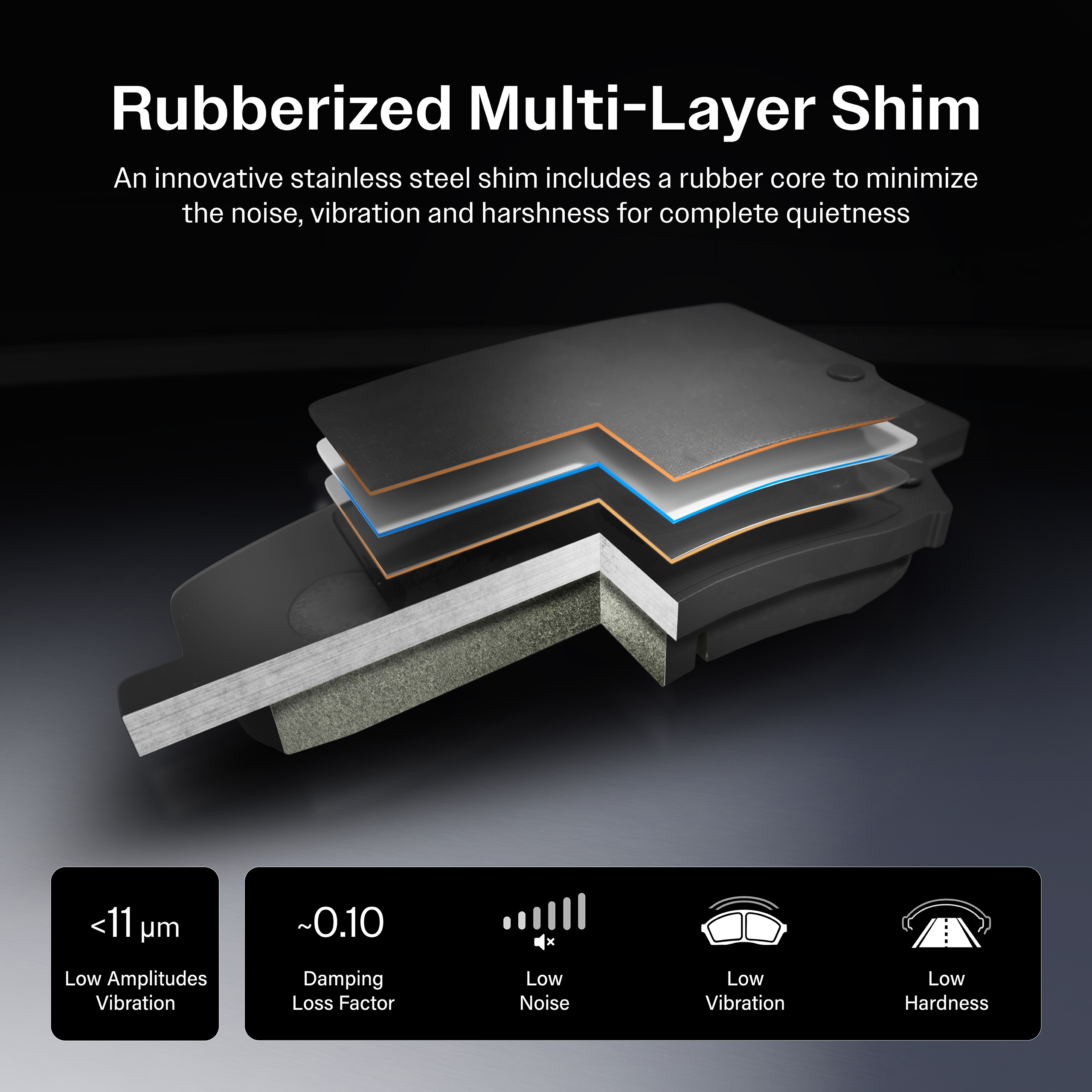 Front Rear Ceramic Brake Pads Kit For 2000-2004 Ford Focus LX SE