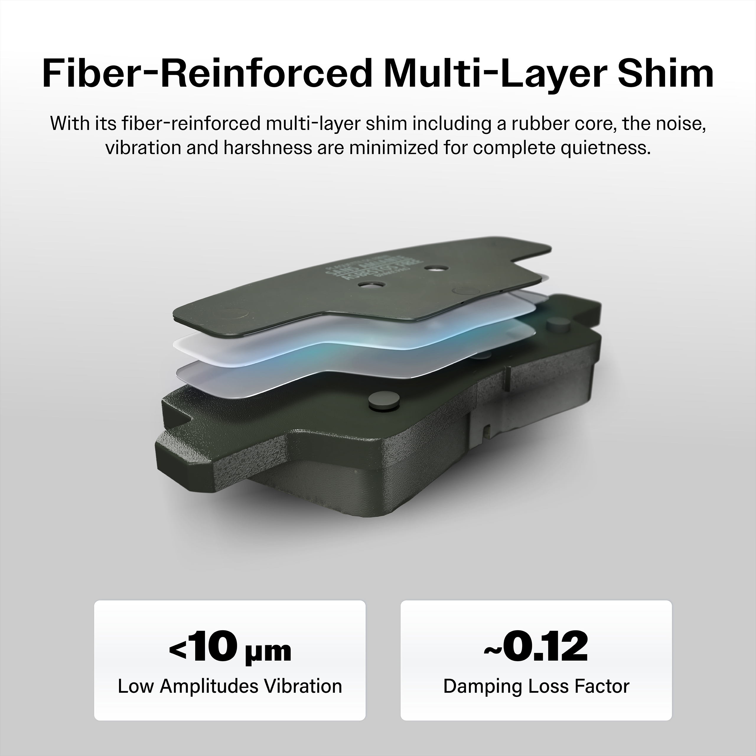 Rear Semi-Metallic Disc Brake Pads For Toyota Corolla PPF-D2183 image 4