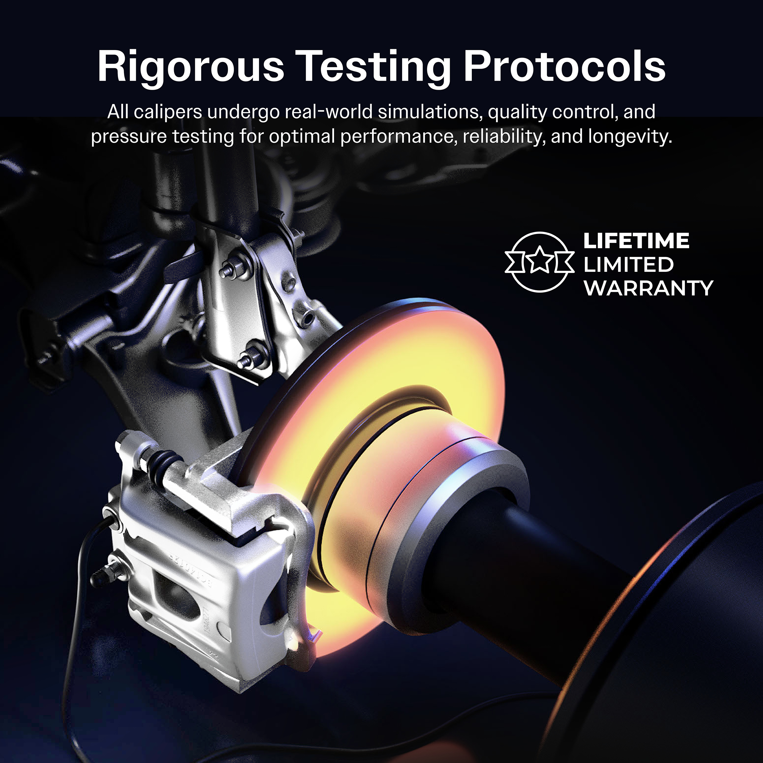 Rear Left Brake Caliper For Mitsubishi Jeep Lancer Patriot Compass Dodge Avenger image 7