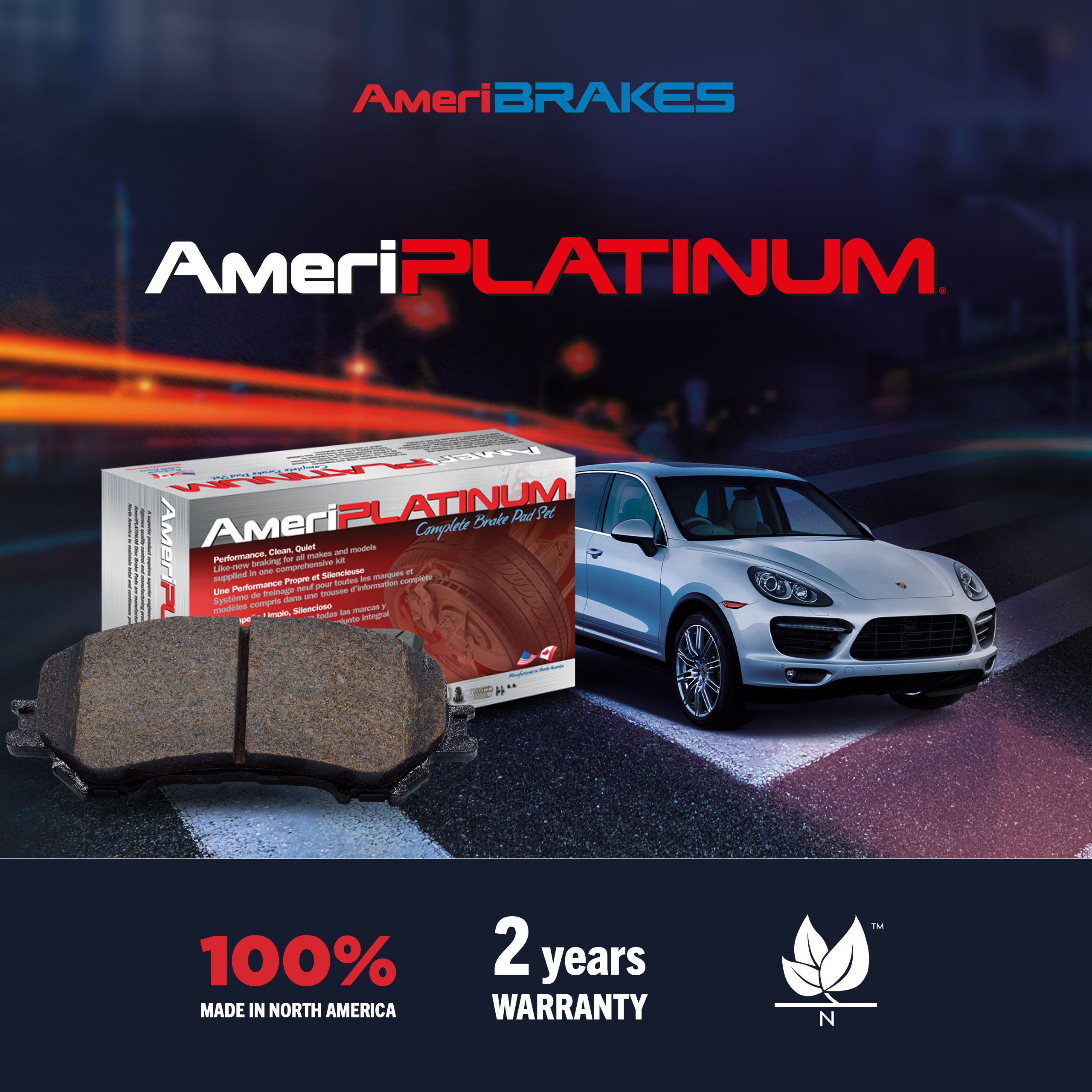 [Arrière] Plaquettes de frein en céramique arrière pour Chevrolet Cadillac XT5 Traverse GMC Acadia XT6