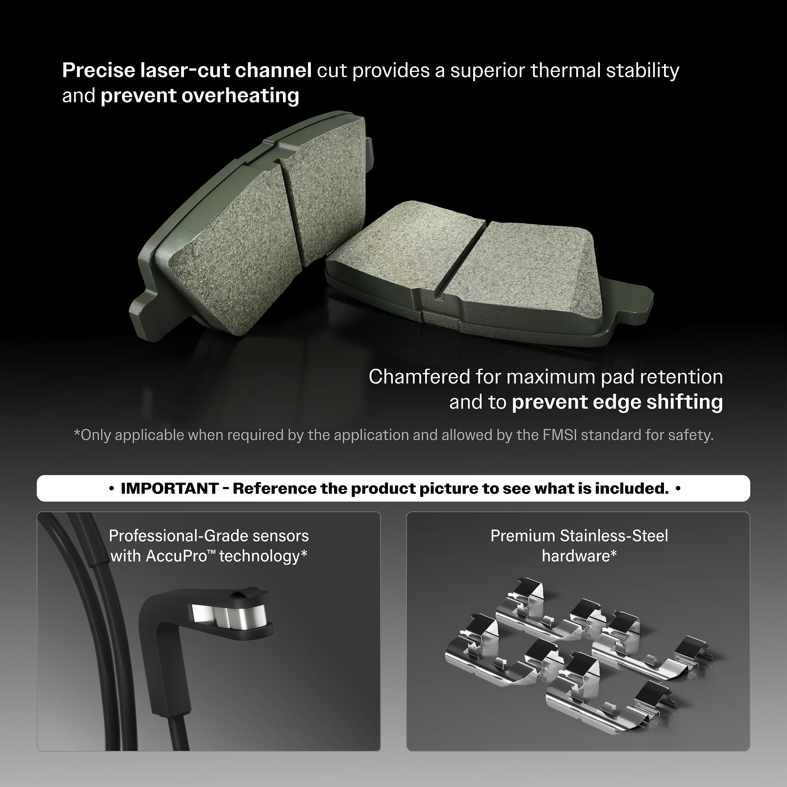 Rear Semi-Metallic Disc Brake Pads For Toyota Corolla PPF-D2183 image 8