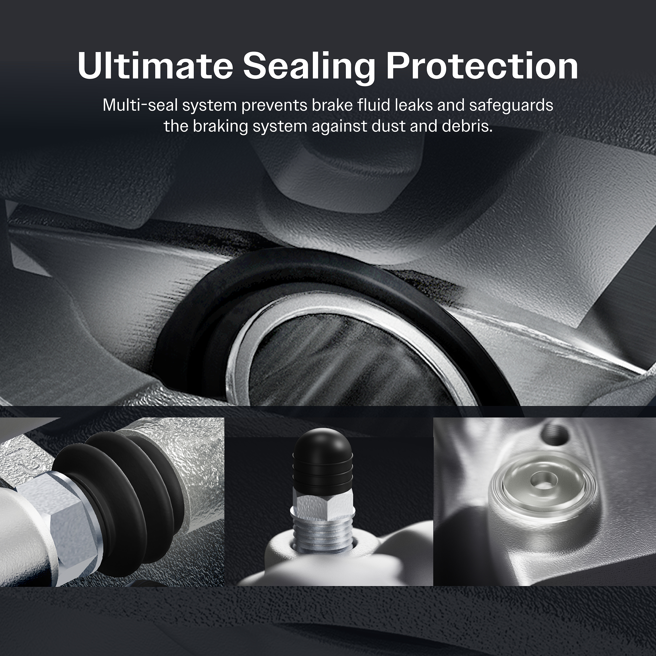 Rear Left Brake Caliper For Mitsubishi Jeep Lancer Patriot Compass Dodge Avenger image 8