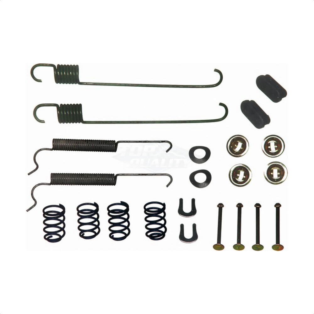 Top Quality - 13-H17362 - Rear Drum Brake Hardware Kit