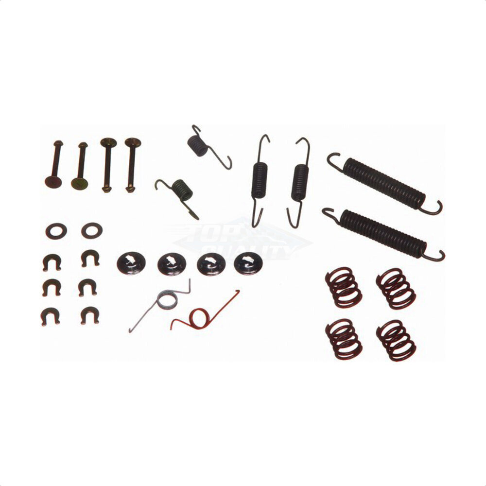 Top Quality - 13-H17368 - Rear Drum Brake Hardware Kit