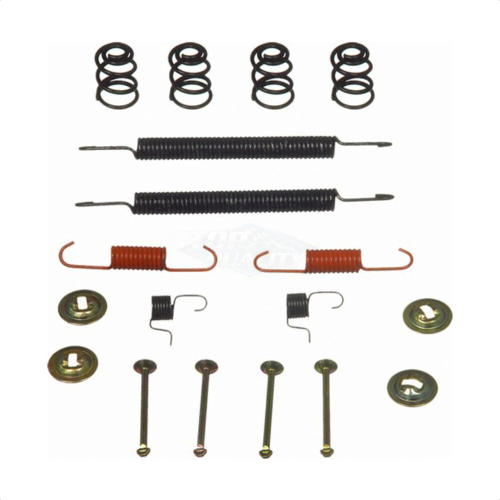 Top Quality - 13-H17375 - Rear Drum Brake Hardware Kit