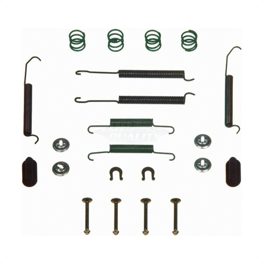 Top Quality - 13-H17378 - Rear Drum Brake Hardware Kit