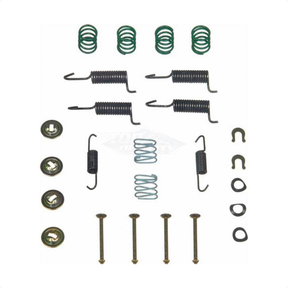 Top Quality - 13-H17396 - Rear Parking Brake Hardware Kit