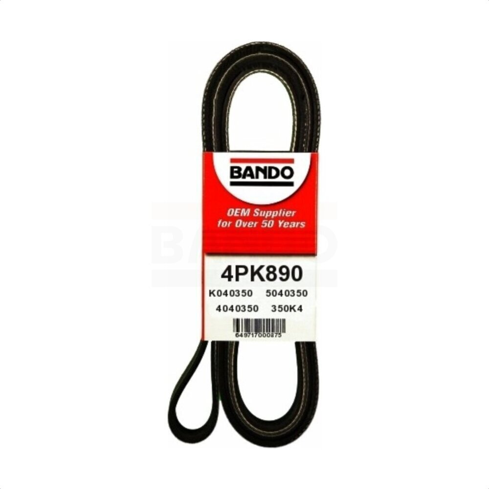 Bando - BAN-4PK890 - Water Pump and Alternator Accessory Drive Belt