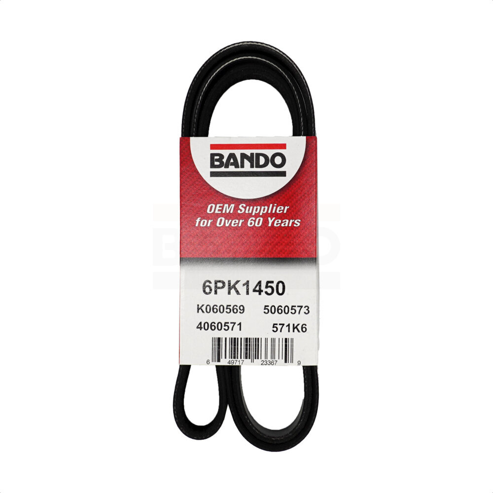Bando - BAN-6PK1450 - Water Pump, Alternator and Power Steering Accessory Drive Belt