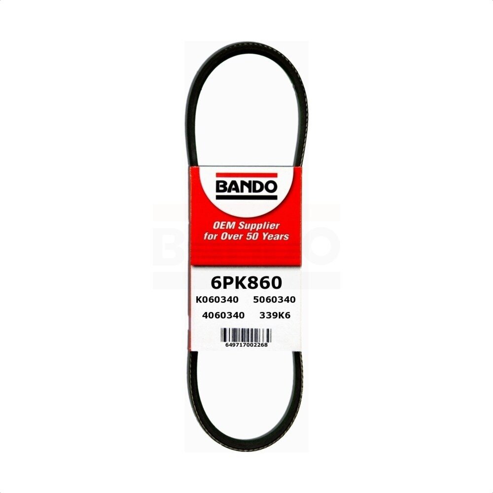 Bando - BAN-6PK860 - Alternator Accessory Drive Belt