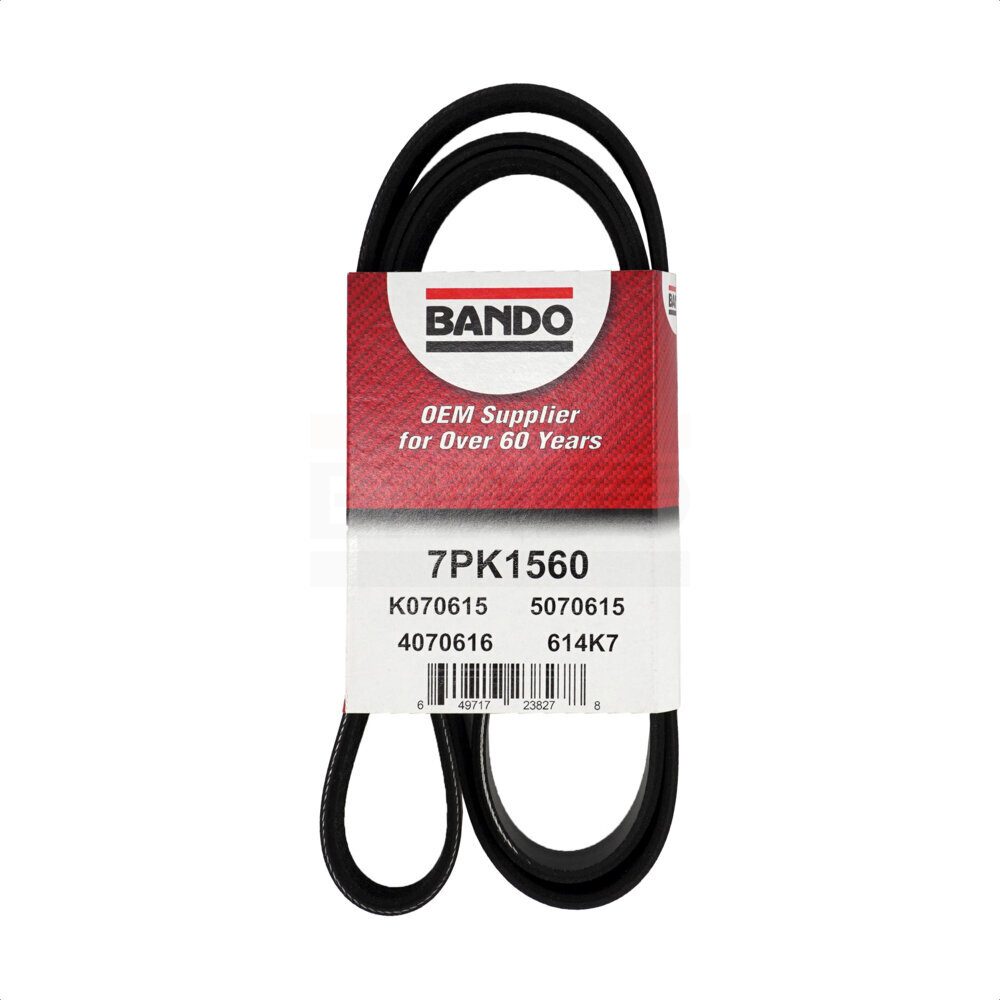 Bando - BAN-7PK1560 - Water Pump, Alternator and Air Conditioning Accessory Drive Belt