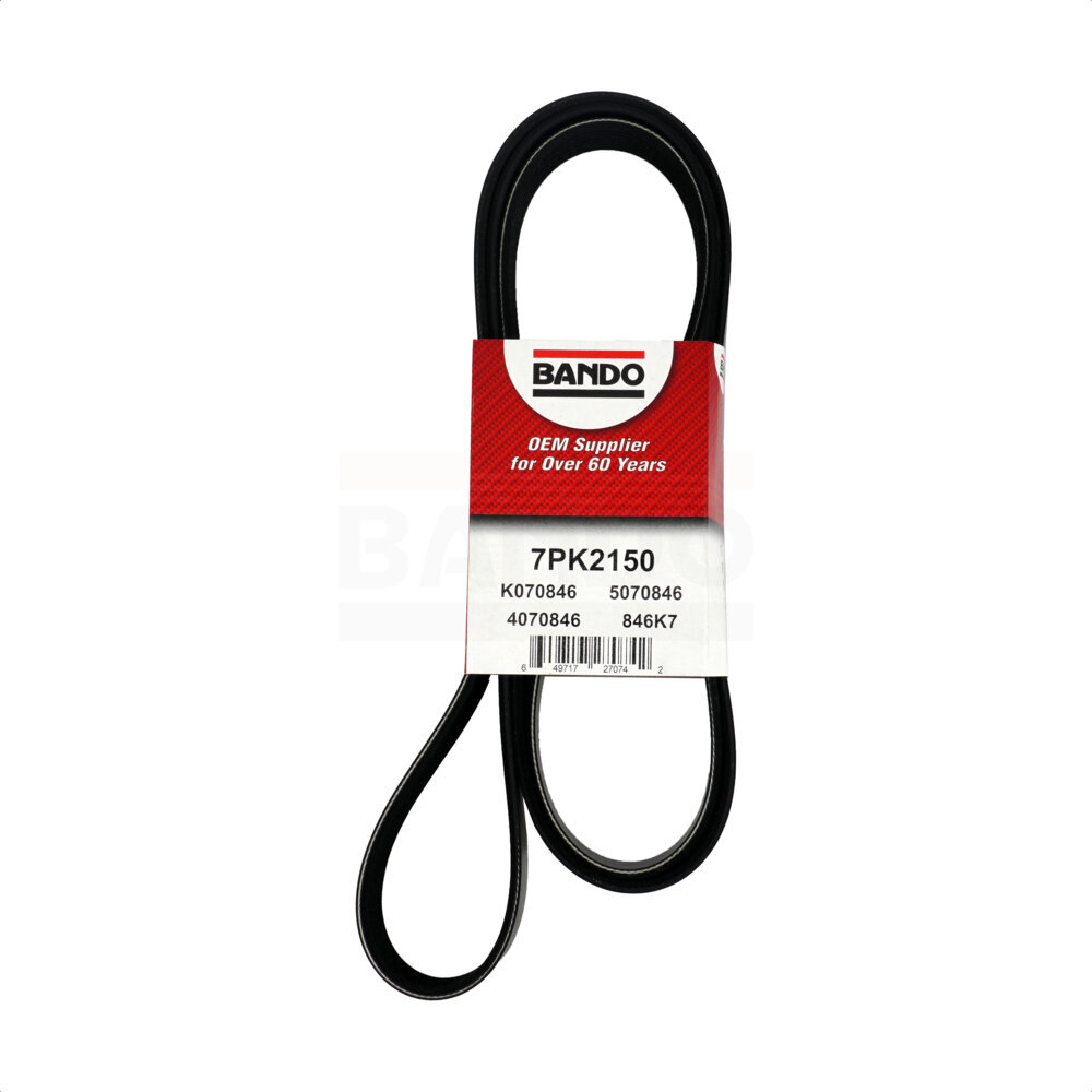 Bando - BAN-7PK2150 - Water Pump, Alternator, Air Conditioning and Power Accessory Drive Belt
